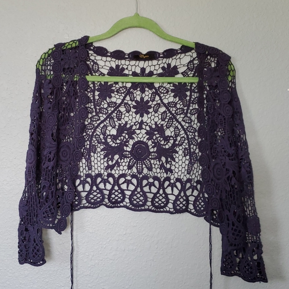 Knitted Short Jacket - Picture 6 of 7